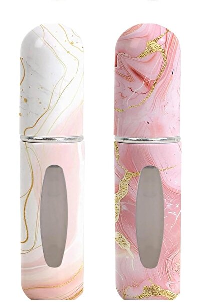 Tazweeq 2Pcs Perfume Travel Refillable Bottle, Portable Mini Sprayer, Empty P...