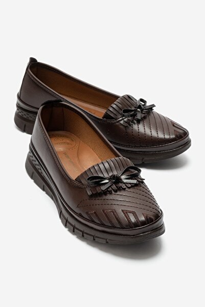 CCWAY AYAKKABI Pantofi casual pentru femei Atom Poly cu ciucuri și breton, pi...