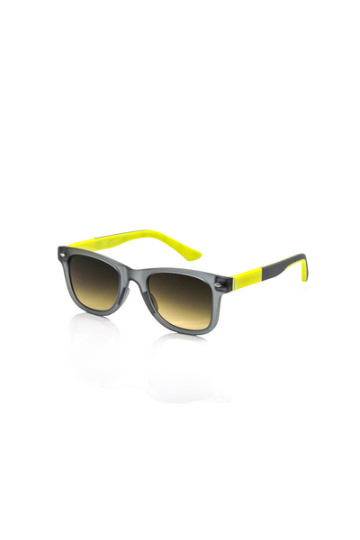 Le Miel Eyewear نظارات شمسية للأطفال ذات إطار مربع من المطاط باللون الرمادي