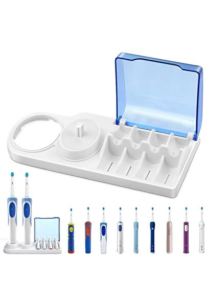 NALACAL حامل فرشاة الأسنان الكهربائية - قاعدة بديلة لفرشاة Oral-B، مع فتحة وح...