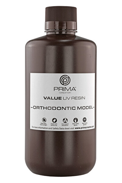 Prima Rășină 3D PrimaCreator Value pentru imprimante 3D de modele ortodontice...