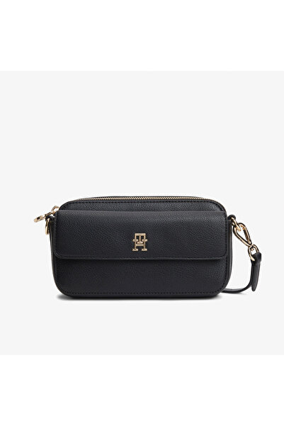 Tommy Hilfiger Γυναικεία αποσπώμενη τσάντα ώμου με χιαστί λουράκια TH Monogra...