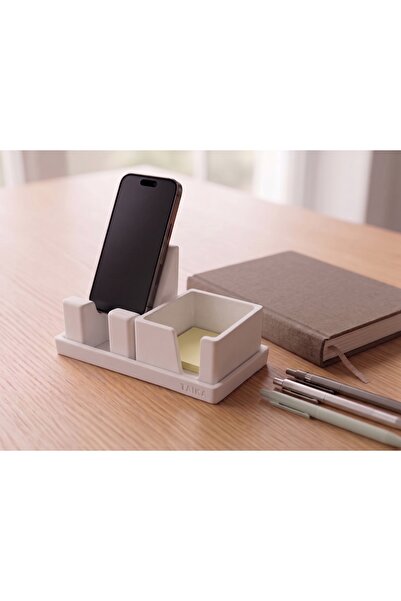 taika İkili Masaüstü Seti - 2'li Altlık+Telefon Tutucu+Post-it Tutucu