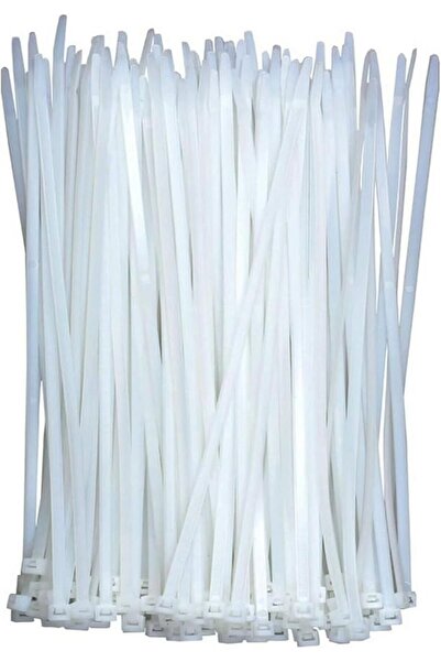 GENERAL 250Mm Cable Ties White (100 Pack), Wire Ties With 18Kg Tensile Streng...