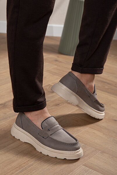 maximoda Genuine Leather, Thick Sole, Inner and Outer Leather, Nubuck, Stitch...