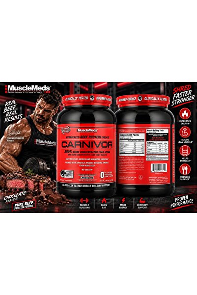 MuscleMeds Carnivor Beef İzole protein 30 Servis