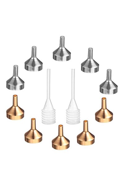 PRETYZOOM 12pcs Mini Funnels Set for Filling Perfume Bottles and Essential Oi...