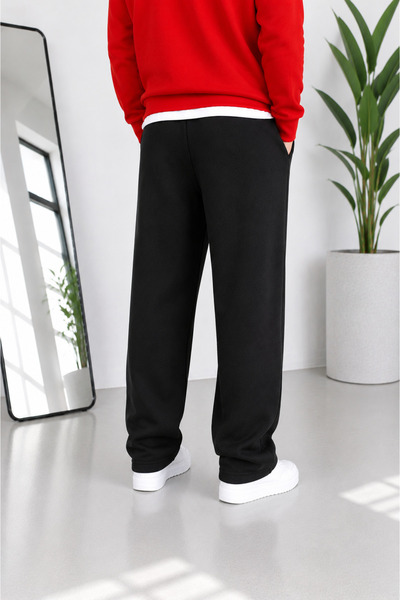 Valens Men's Winter 3-Thread Cotton Baggy Sweatpants
