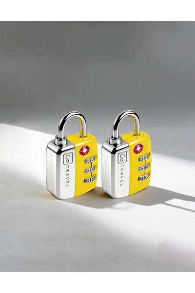 Go Travel Combi Twin TSA Padlocks – 2-Pack Combination Luggage Locks with 3-D...