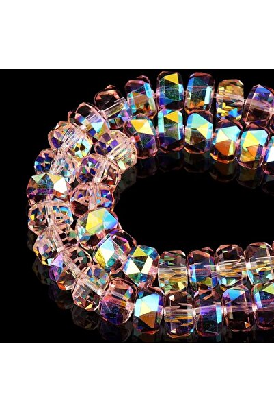 TERRIFI 8mm Sparkle Rondelle Crystal Beads, for Jewelry Making - Spacer Facet...