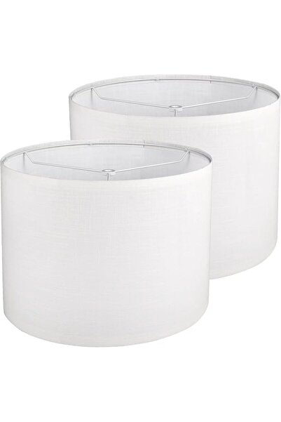 GENERAL Koorle Drum Lampshade Set of 2, Lamp Shades for Table Lamps Floor Lam...
