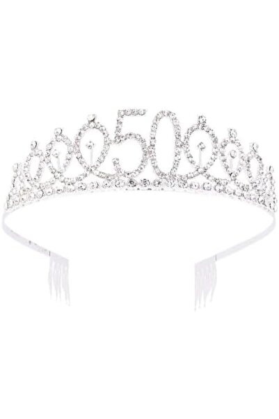 Wanna Party WP 50Th Birthday Crown For Women, 50Th Birthday Tiara, Gifts Wome...