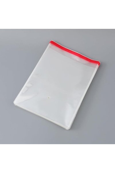 Red Dot Gift ® 100 pcs (16X20+3cm) Plastic Bags self-sealing Cellophane Cryst...