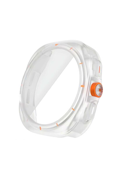 OEM Tempered Glass Protection Case for Samsung Watch 7 40mm - transparent