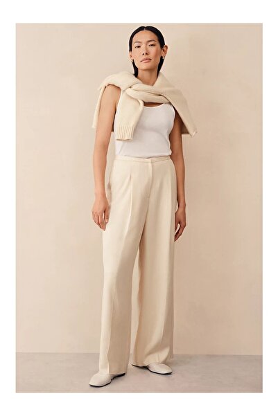 THE WHITE COMPANY Naia ™   Wide Leg Pleated Women's Trousers