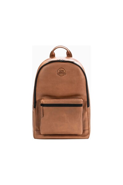 Farmhood Nashville Leather Business Backpack 44 cm with Laptop Compartment an...