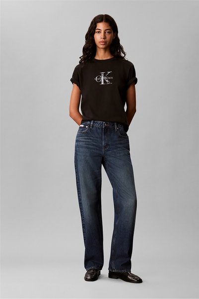 Calvin Klein SS BOXY HAND DRAWN M