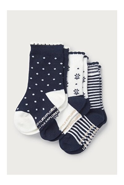 THE WHITE COMPANY Organic Cotton Baby Socks Set of 3