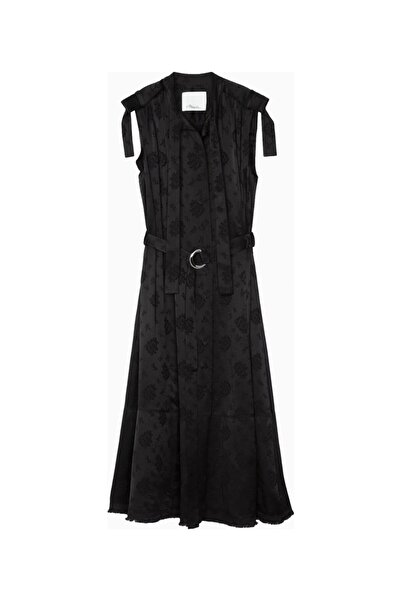 3.1 Phillip Lim Floral Jacquard Belted Design Women's Midi Dress