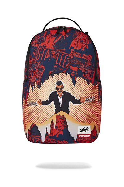 Sprayground Off Backpack Stan Lee with Gold Zipper, Velvet Laptop and Glasses...