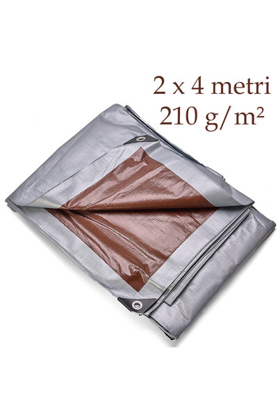 OEM Πολυλειτουργικός μουσαμάς PE, 2x4 μ., 210 γρ./τ.μ., ανθεκτικός στο νερό κ...