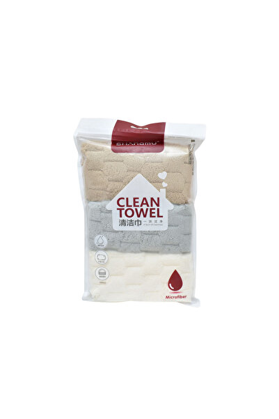 Generic Multi-purpose cleaning towels, 3 pieces, colored MF6002351