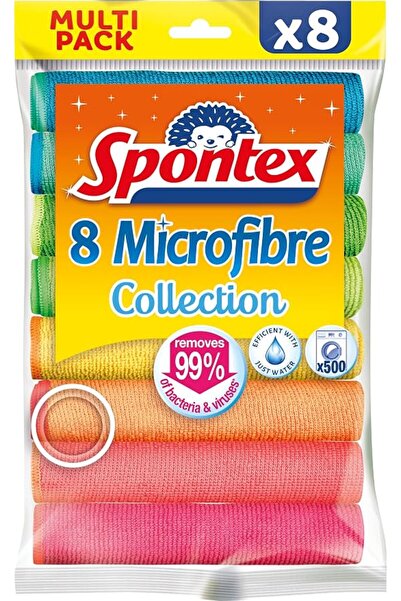 Spontex مناديل من الألياف الدقيقة - 8 قطع إجمالية