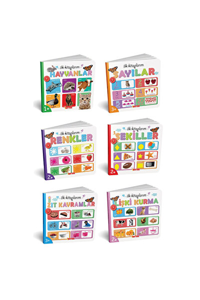 Diytoy İlk Kitaplarım 6lı Bebek Kitap Seti