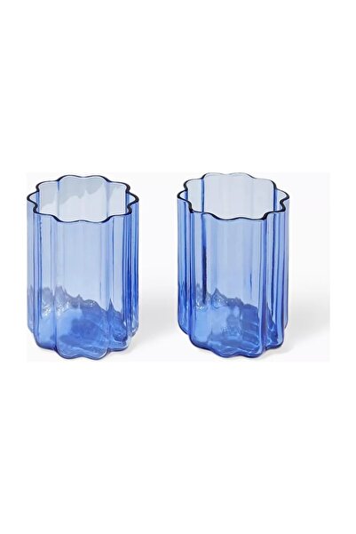 Fazeek Wave Handmade Borosilicate Glass Cup Set