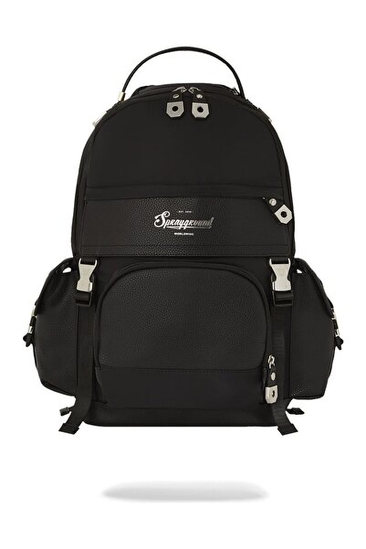 Sprayground 1 Off Black Backpack, Velvet Laptop and Glasses Compartment, Gold...