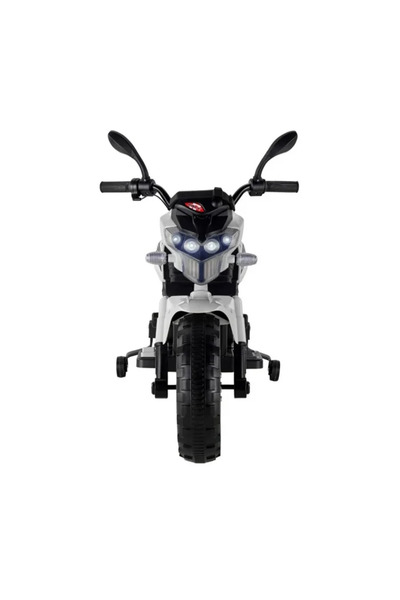 BabyHope 447 Motocross Akülü Motosiklet Beyaz