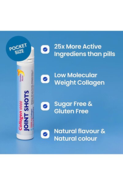 Swedish Nutra Collagen 10,000 mg Joint Shots 20 Days