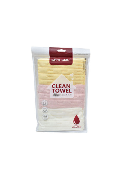 Generic Multi-purpose cleaning towels, 3 pieces, colored MF6002355