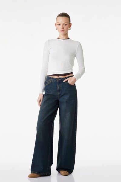 Koton Women's Pants 7Wal40020Mdrk