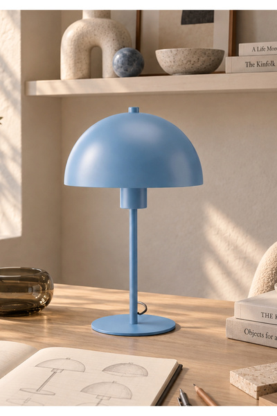 HOMİNG Strada Modern Renkli Metal Abajur Masa Lambası