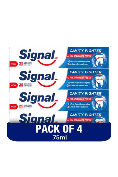 Signal Fluoride Toothpaste, for fresh breath, Cavity Fighter, tooth paste for...