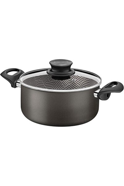 TRAMONTINA Paris Aluminum Casserole with Interior and Exterior Starflon Max L...