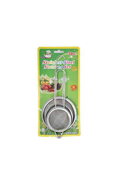 Generic مصفاة من الفولاذ المقاوم للصدأ 3 قطع AF500470
