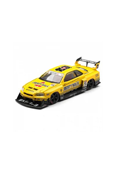 mini gt 1/64 nissan lb-er34 super silhouette skyline sport yellow