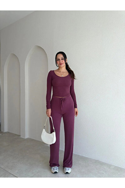Mooi Butik DREW Takım 4120 - Mürdüm