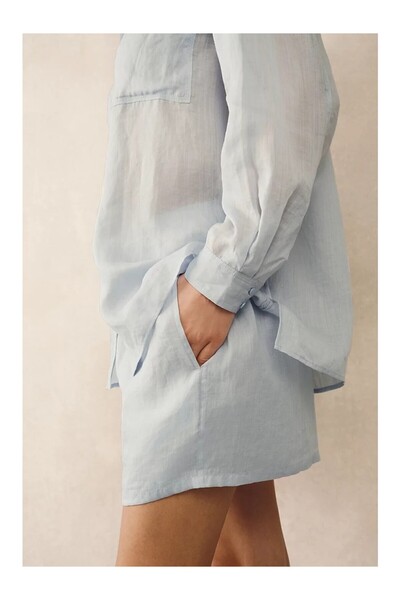 THE WHITE COMPANY Ramie Women's Summer Shorts