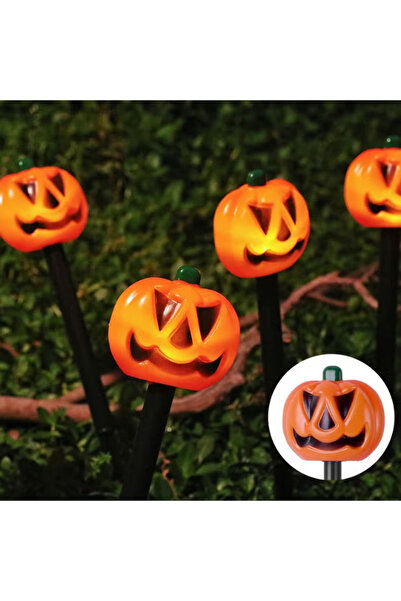 GGEROU Pumpkin Garden Lights, 5 in 1 Solar LED Outdoor Waterproof Stakes Ligh...