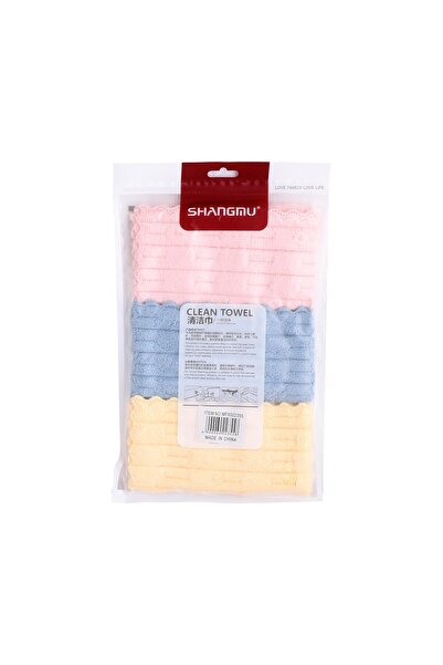 Generic Multi-purpose cleaning towels, 3 pieces, colored MF6002353