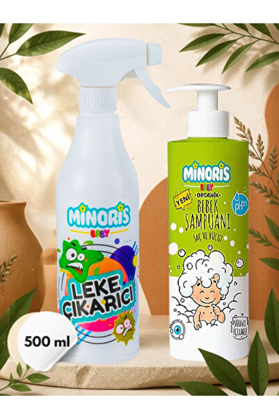 Minoris Baby Organik Leke Çıkarıcı 500ml & VE Baby Organik Saç Ve Vücut Şampu...