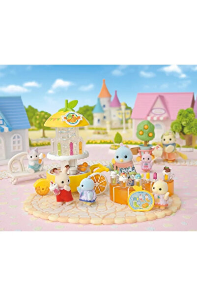 SYLVANIAN FAMILIES Turunç Kuş Ailesi Meyve Suyu Standı