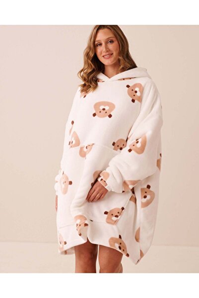 La Vie en Rose Groundhog Soft Plush Oversized Hoodie
