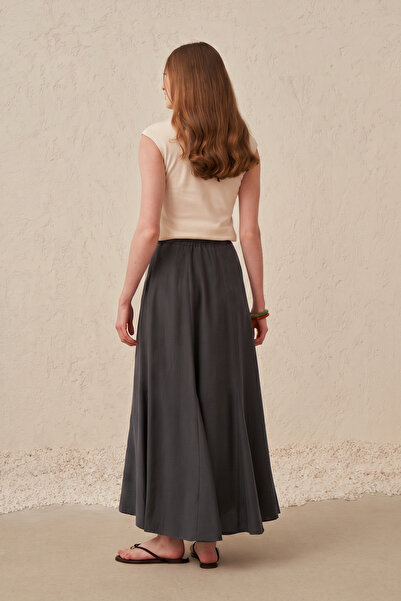 ALLDAY Flared skirt with ruffles