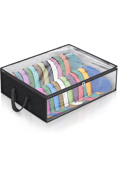 TERRIFI Hat Storage Organizer for Baseball Caps and Underwear, Dustproof Larg...