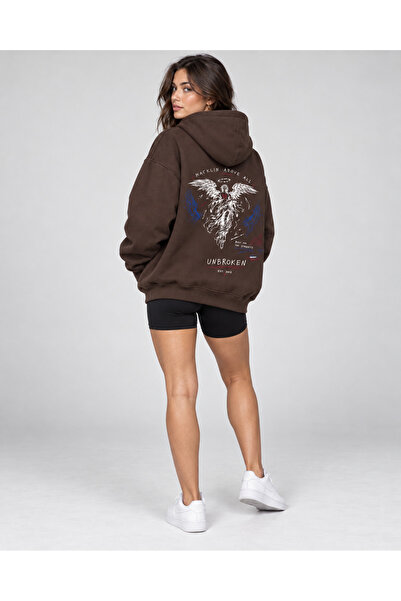 macklin Unisex Γυναικεία Ανδρικά Unbroken Above All Design Φούτερ με στάμπα κ...