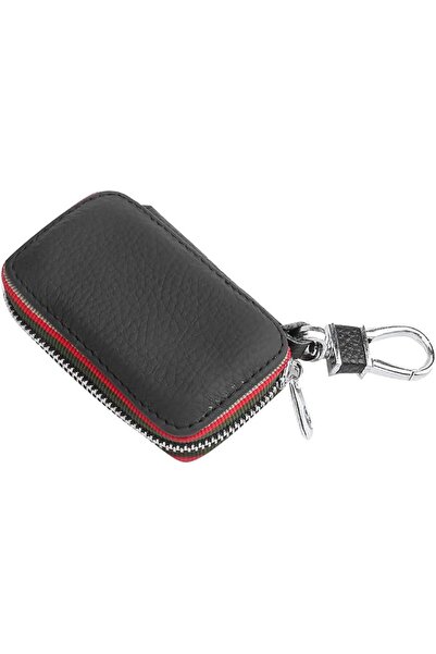 GENERAL Car Key Cover, Smart Key Case PU Leather with Metal Hook for Car Keys...